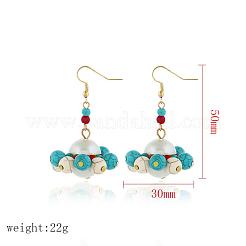 Handgefertigte Ohrhänger aus Eisen und Acryl für Damen&nbsp;GE3753-5