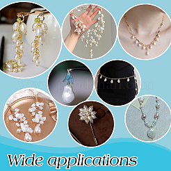 80 Stück 8 Stil ABS-Kunststoff Imitation Perle Verbinder Charms&nbsp;PALLOY-PH01934