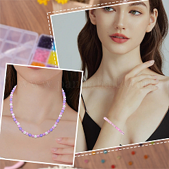 1400pcs 28 Farben transparente Acrylperlen&nbsp;MACR-SP0001-74