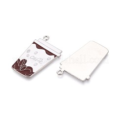 Pendentifs en alliage et émail&nbsp;ENAM-T021-58P