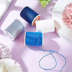 4 rouleau de cordon rond en polyester ciré 4 couleurs&nbsp;YC-TA0001-21B