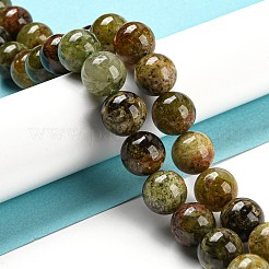 Naturali verdi perle granato fili&nbsp;G-G661-12mm