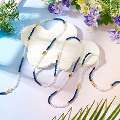 Chaînes de taille ajustables en perles de verre pour femmes&nbsp;AJEW-TA0005-78A