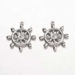 Anlaufgeschützte Anhänger aus chirurgischem Edelstahl 316&nbsp;LS-STAS-K096-12P