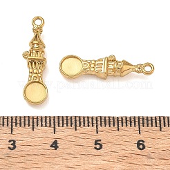 Pendentifs cabochons en acier inoxydable 304&nbsp;SA-CBAE5AC-03G