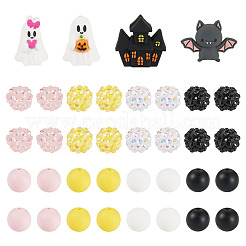 20 Stück 11 Stile Halloween Silikonperlen&nbsp;SIL-TA0003-27