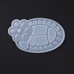 Moules en silicone pour palette de peinture bricolage&nbsp;DIY-K058-06