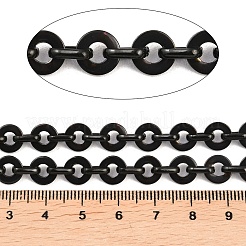 201 Edelstahl-Flachrundgliederketten&nbsp;CHS-F024-08EB