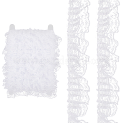 10 m langer plissierter Spitzenbesatz aus Polyester&nbsp;OCOR-CY0002-17B