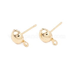 Componenti per orecchini a bottone in acciaio inossidabile 304&nbsp;STAS-P307-17A-G