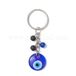 3 llavero de ojo malvado hecho a mano con lámpara&nbsp;KEYC-JKC01252-01