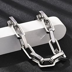 Bracelets à maillons en acier inoxydable 304 pour femmes et hommes&nbsp;BJEW-A031-06P