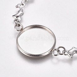 Fabrication de bracelets en acier inoxydable 304 résistant au ternissement&nbsp;STAS-L248-003P