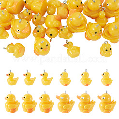 24pcs 4 Arten undurchsichtige Harzanhänger&nbsp;FIND-TA0009-53