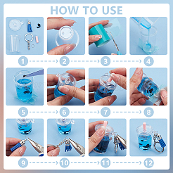 Kits de fabricación de llavero diy&nbsp;DIY-OC0001-54