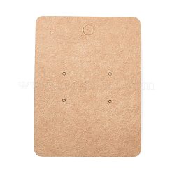 Blanko-Ohrring-Anzeigekarten aus Kraftpapier&nbsp;X1-CDIS-G005-12