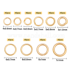 400 pieza de 10 anillos de salto abiertos de acero inoxidable 304 de tamaño&nbsp;STAS-BC0001-10G