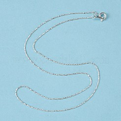 Versilberte Messingketten für Damen&nbsp;X-NJEW-D077-S