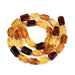 Perles d'ambre naturel brins&nbsp;G-N371-14A-01