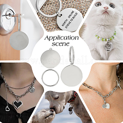 DIY-Sets zur Herstellung von Schlüsselanhängern aus Edelstahl&nbsp;DIY-OC0014-11A