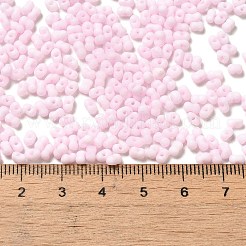 Glas mattierte Saatperlen-Perlen&nbsp;SEED-K009-05B-02