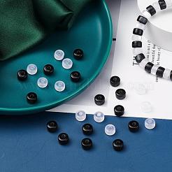 200pcs 2 Farben Nachahmung Katzenauge Harzperlenabstandshalter&nbsp;RESI-YW0001-10
