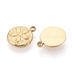 Pendentifs en acier inoxydable 304 martelé&nbsp;LS-STAS-N125-09G