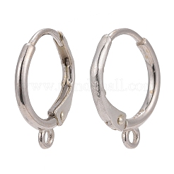 925 Sterling Silber Brisur Ohrring Zubehör&nbsp;STER-I017-090P