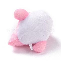 Pp cotone mini animale giocattoli di peluche decorazione ciondolo delfino&nbsp;HJEW-C002-01A
