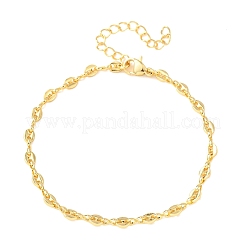 Messing-Gliederkettenarmbänder für Frauen&nbsp;BJEW-C140-23G