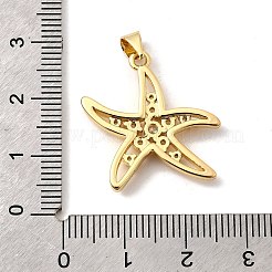 Messing Mikro ebnen Zirkonia Anhänger&nbsp;KK-I359-16G-02