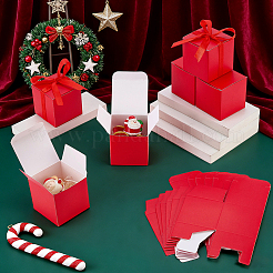 Boîtes d'emballage de bonbons pliables en papier&nbsp;CON-WH0001-83B