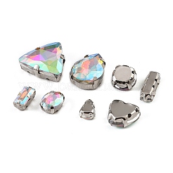 Rhinestone de vidrio coser en rhinestone&nbsp;RB-CBA33FD-01P-03