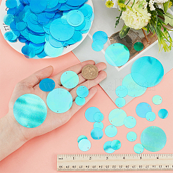692 pz 6 stili di pendenti con paillettes/paillettes in pvc iridescenti&nbsp;KY-GO0001-10B