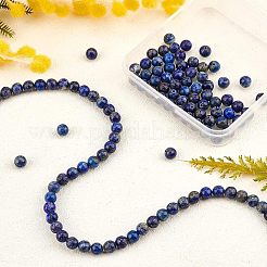 2 Strang natürliche Lapislazuli-Rundperlenstränge&nbsp;G-OC0002-28