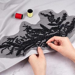 3D computergesteuerte Stickerei aus Polyester zum Aufbügeln/Aufnähen&nbsp;DIY-WH0043-86