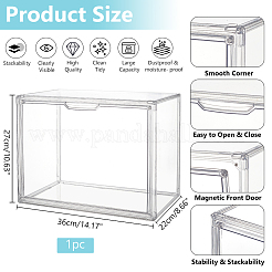 Vitrine für Minifiguren aus Kunststoff&nbsp;ODIS-WH00430-82C