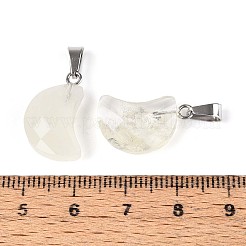 Pendentifs de quartz jaune naturel&nbsp;G-N349-02J-P