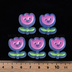 Abalorios de acrílico transparentes&nbsp;MACR-S374-03B-04
