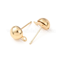 Accessoires de clous d'oreilles en laiton&nbsp;KK-G604-01G-04