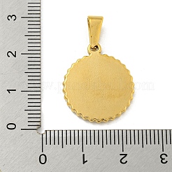 Placcatura ionica (ip) ciondoli in acciaio inossidabile smaltato 304&nbsp;STAS-R231-19F-G