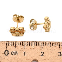 Ohrstecker aus 304 Edelstahl&nbsp;LS-EJEW-I321-01G-02