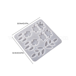 Goccia di cristallo colla fai da te resina specchio orecchini pendenti collegati&nbsp;PW-WG2B890-01