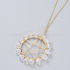 Colliers avec pendentifs&nbsp;NJEW-JN02620-04