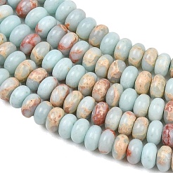 Brins de perles synthétiques aqua terra jasper&nbsp;X-G-S366-102A