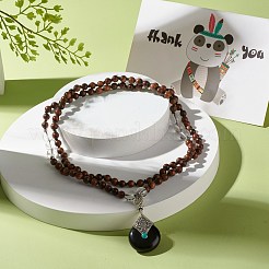 108 collier de perles de prière mala&nbsp;NJEW-JN03775