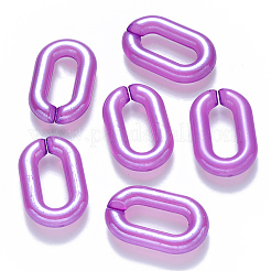 Anneaux imitation jelly acrylique&nbsp;OACR-S036-006A-F03
