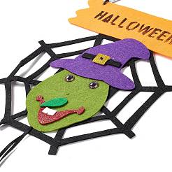 Halloween Thema Filz Stoff hängende Türschilder&nbsp;LS-HJEW-B005-02