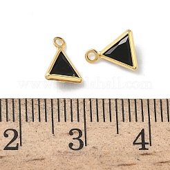 Breloques de verre en laiton&nbsp;KK-Z136-30G-03