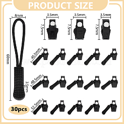 10 Set Universal-Reißverschluss-Reparaturset für Kunststoff&nbsp;FIND-HY0005-33